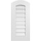 Ekena Millwork Arch Top Surface Mount PVC Gable Vent: Non-Functional, w/ 3-1/2"W x 1"P Standard Frame, 14"W x 28"H GVPAR14X2801SN - alternate 1